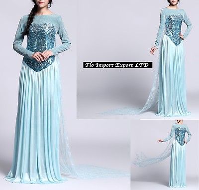 Dress Vestito Frozen Abito Elsa Costume Carnevale Frozen Costume