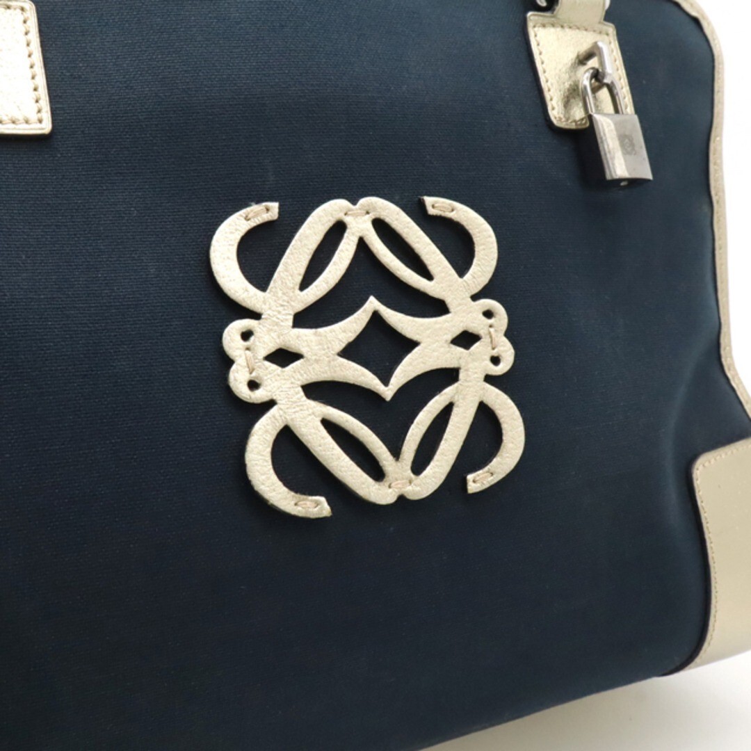 LOEWE AANBBBMX011100 関税送料込 LOEWE Amazona 35 Anagram Handbag Mini Boston Bag Logo