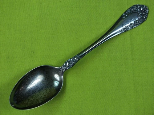 STERLING SILVER R. WALLACE & SONS ROSE SPOON 21.5 GRAMS
