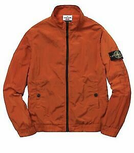 Supreme Stone Island Nylon Metal Track Jacket Orange Medium S/S 16