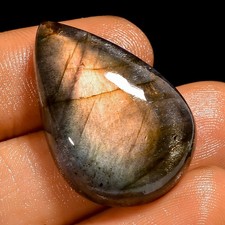 36 Ct Natural Labradorite Pear Cabochon Loose Gemstone For Jewelry 28X18X8 mm