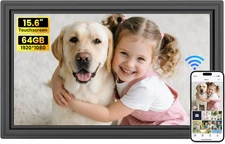 64GB Uhale 15.6" Digital Picture Frame, Large Wifi Electronic Photo Frames 1920 