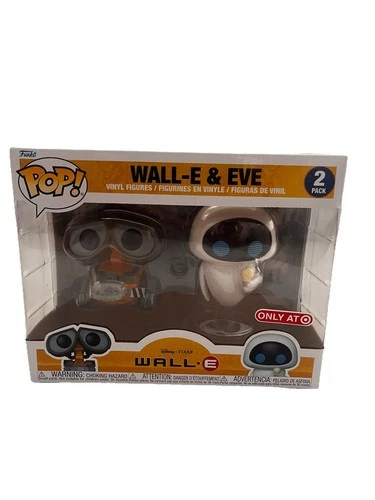 Funko Pop Vinyl Disney Pixar’s Wall-E & Eve Target Exclusive 2 Pack NIB