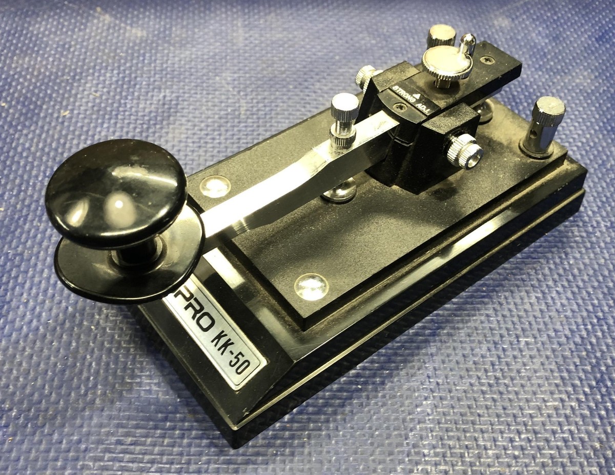 Kenpro KK-50 Ham Radio Morse Code Telegraph Key vintage manual