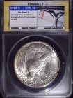 1922 D Peace $, ANACS AU58 & VSS Cert VAM 1C Die Break Y See Photos & VAM Info