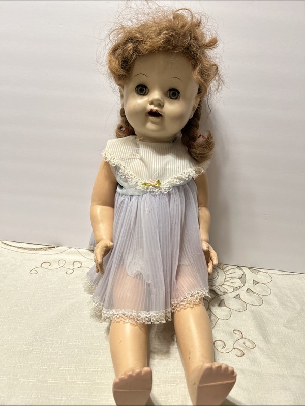 Vintage Hard Plastic Walker Doll