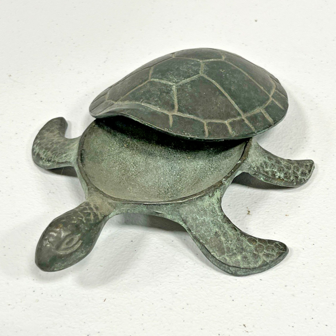 SEA TURTLE Box Sea Life Beach Trinket Storage Nautical Coastal ~ SPI Home 50810