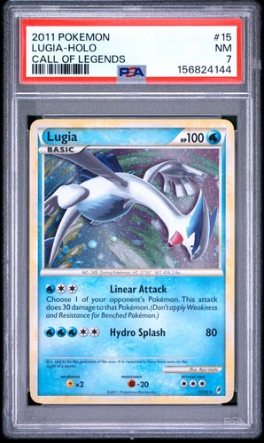 Lugia graded PSA 7 for sale on eBay