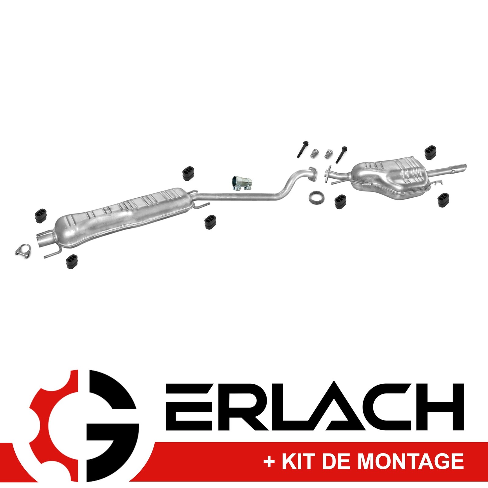 Echappement silencieux Opel Astra G 1.6 berline et break pièce de rechange 3672