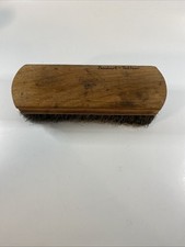 Vintage Oxco Wooden Shoe Shine Brush Reg. Sterilized 7 1/4"L x 2 1/2" W