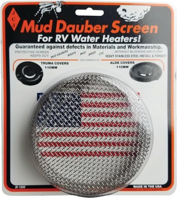 Enterprises M-1800 Mud Dauber Screen Truma & Alde Water Heaters 110 mm