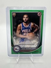 2025-26 Bowman - Rookie Autographs Johni Broome Green /99 Rc
