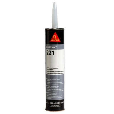 Sikaflex-221 Multi-Purpose Polyurethane Sealant/Adhesive, 10.1 fl oz, Black  ...