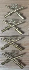 WWII WW2 32nd Infantry Regiment Officer Collar Insignia Military Pin Meyer