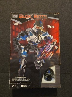 Mega Bloks Transforming Blok Bots 9337 Spy NIB Factory Sealed New Rare