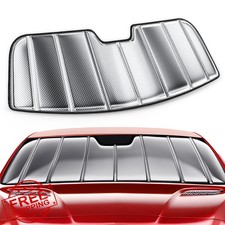 Custom Fit Toyota Tacoma 2005-2015 Windshield Sun Shade Foldable Silver