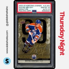 2023 UD TIM HORTONS WAYNE GRETZKY AUTOGRAPH SIGNATURE PSA 10 AUTO 10 POP 4