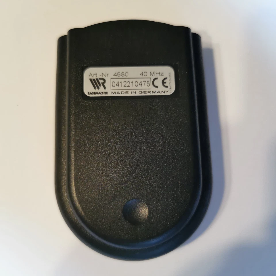 Rator 4580 Handsender 40 MHz Fernbedienung 1 Kanal von Rademacher - Bild 3 von 4