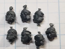 Warhammer 40k Astra Militarum Bits Catachan Jungle Fighter Savage Vet Heads x7