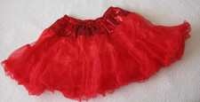 Red Tutu skirt Halloween Costume Petticoat Slip Large L Women 12-14 Walmart