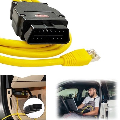 Ethernet Interface Codierung Diagnose RJ45 OBD Kabel passt für BMW F ESYS ENET