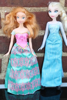 HASBRO DISNEY PUPPEN K30t ANNA + ELSA DIE EISKÖNIGIN FROZEN PRINZESSINNENKLEID