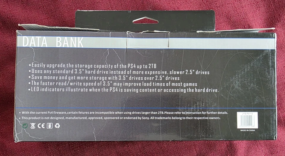 Док-станция расширитель банка данных жесткого диска для PS4 PlayStation 4 - Изображение 2 из 4