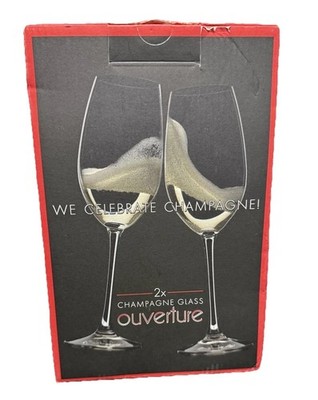 Riedel Ouverture Crystal Champagne Set Of 2 Glasses Brand New In Box