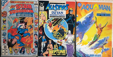 Dc Comic Lot of (3) Comic Books All-Star Squadron Aquaman All Stars