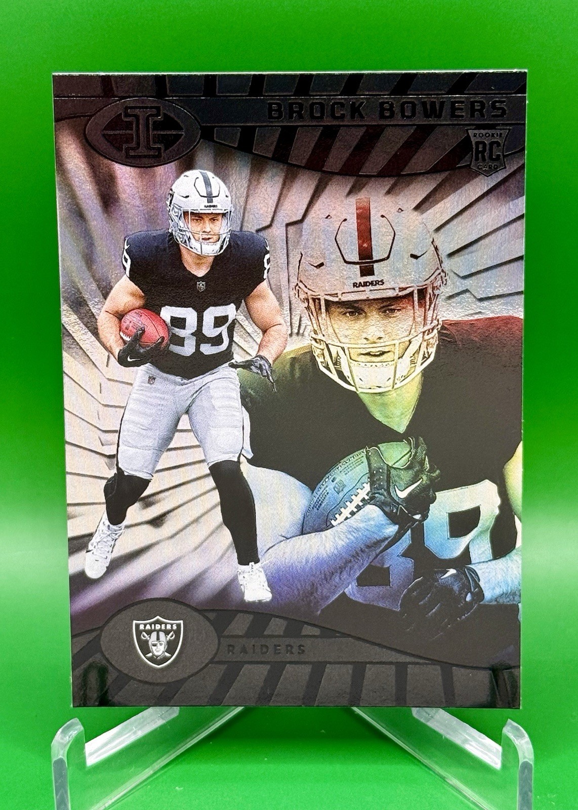 2024 Panini Illusions Retail Brock Bowers #47 Rookie RC Las Vegas Raiders