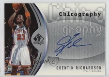 2006-07 SP Authentic Chirography Quentin Richardson #CH-QR Auto