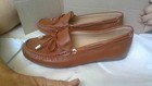 Michael Kors Womens Loafer Flats Brown Leather Bow Round Toe Slip On 7M — photo 2