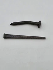 Vintage Square Nail and Vintage Nail with 36 on it