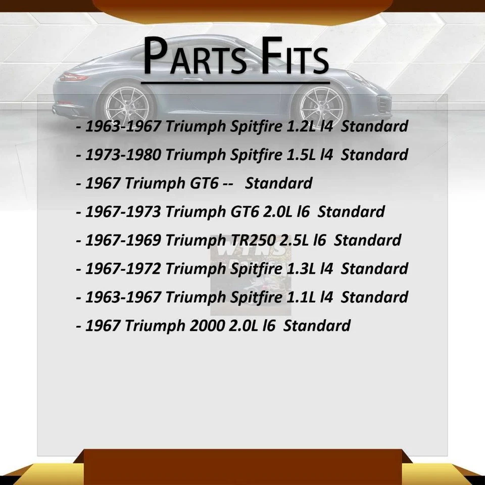 Se adapta a Triumph 2000 GMB 1967 semiejes traseros todas las juntas junta universal Foto 2 de 4