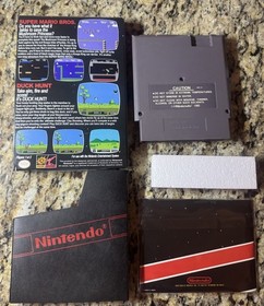 NES Nintendo Super Mario Bros/Duck Hunt Complete in Box CIB Oval Seal
