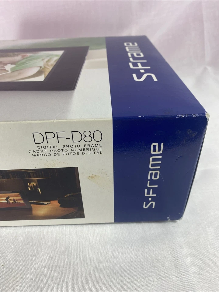 Sony S-Frame DPF-D80 8" 20cm Digital Photo Frame New - Image 3 of 4