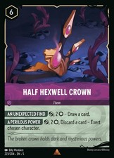 1x Half Hexwell Crown - 223/204 - Rare - Confetti Foil NM-Mint Lorcana: Set 05 -