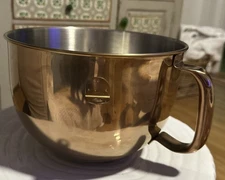 Copper Color Stainless Steel 6 Quart Mixing Bowl for Kitchen Aid Professional