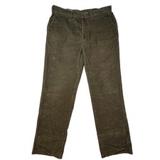 ORVIS Corduroy Pants Mens 36 Brown Hint Of Green Classic Fit Cotton Casual