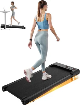 HOMEFITNESSCODE 8 KM/H Elektrisches Laufband Fitness Heimtrainer Zuhause Walkpad 7% Steigung