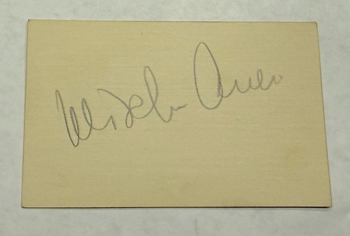Ancienne carte autographe signée Misha Auer acteur d. 1967 film TV My Man Godfrey - Photo 5/9