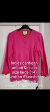 Ladies Cardigan In Very Good Condition Size 14 Large From Antoni & Alison