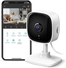 1080P Indoor Security Camera for Baby Monitor, Dog Camera w/Motion Detection,