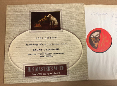 ALP 1010 Carl Nielsen Symphony No. 4 Lunny Grondahl Danish State Radio R/G