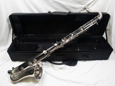 Selmer Paris Model 33 Professional Wood Bass Clarinet, Beautiful Silver, Low Eb