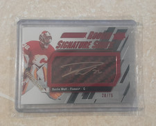 2023-24 Upper Deck Engrained DUSTIN WOLF Signature Shots Rookie Auto /75