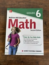 MCGRAW-HILL EDUCATION MATH GRADE 6 Excellent Condition .
