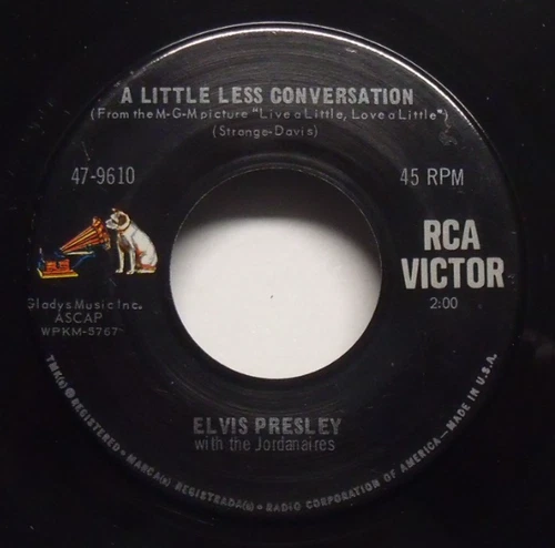 Elvis Presley - A Little Less Coversation - 1968 Movie 45