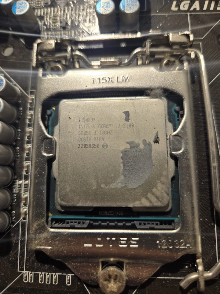 BioStar B75MU3+ Motherboard w/ Intel Core i3-2100 @3.1GHz No I/O Shield - Image 4 of 4