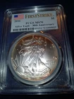 2016 American Silver Eagle PCGS MS70 First Strike 30th Anniversary Toned  🌈